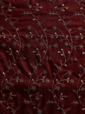 Cream embroidered organza sarees 5