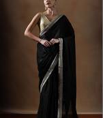 Black embellished sarees