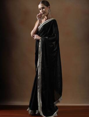 Black embellished sarees 2