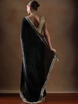 Black embellished sarees 3
