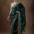 Green embroidered sarees