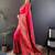 Pink festive silk ornate zari border sarees