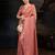 Peach women ethnic motifs woven design kanjeevaram saree
