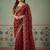 Maroon tissue maroon solid zari sarees