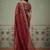 Maroon tissue maroon solid zari sarees