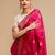 Pink woven design banarasi saree
