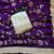 Purple embellished embroidered satin saree
