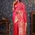 Pink woven design saree