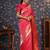 Pink woven design saree