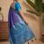 Purple woven design pochampally blouse piece & sarees