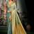 Turquoise woven design zari art silk banarasi saree