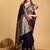 Blue woven designart silk kanjivaram saree with blouse piece