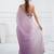 Lavender embroidered border saree with matching blouse piece