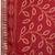 Red bandhani printed embroidered saree with unstitched blouse