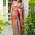 Pink classic indian silk rich woven pallu design sarees
