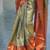 Green classic indian silk rich woven pallu design sarees