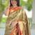 Green classic indian silk rich woven pallu design sarees