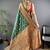 Green classic indian silk rich woven pallu design sarees