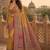 Gold woven design silk blend saree