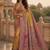 Gold woven design silk blend saree