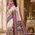 Off white kalamkari silk blend saree