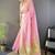 Pink woven design silk blend handloom mysore silk saree