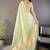 Sea green woven design zari silk blend handloom mysore silk saree