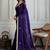 Purple embroidered sarees