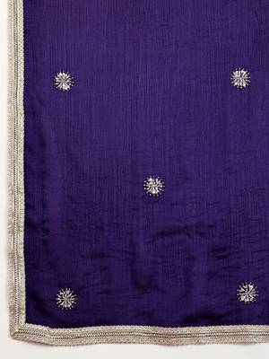 Purple embroidered sarees 4