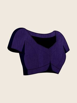 Purple embroidered sarees 5