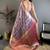 Purple abstract woven design zari kanjeevaram saree with unstitched blouse piece