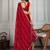Red embellished sarees