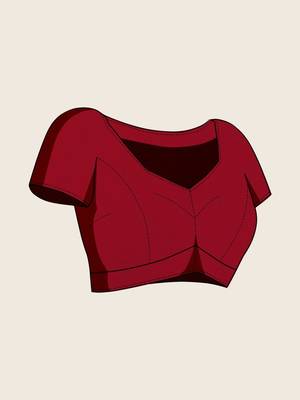 Red embellished sarees 5