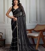 Black embellished sarees