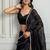 Black embellished sarees