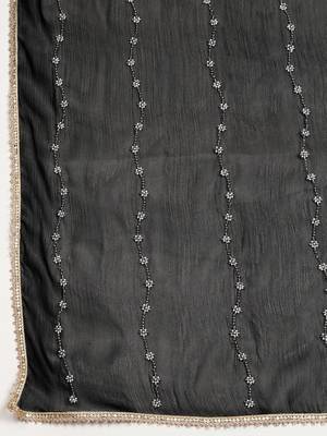 Black embellished sarees 5