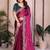 Magenta magenta rangoli silk embroidery saree