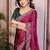 Magenta magenta rangoli silk embroidery saree