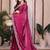 Magenta magenta rangoli silk embroidery saree