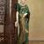 Olive ethnic motifs woven design zari mysore silk saree