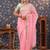 Pink embellished border saree