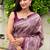 Purple chikoo silk lavender purple sarees