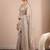 Gold embellished sequinned tissue designer saree