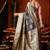 Blue woven design zari pure silk saree
