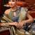 Blue woven design zari pure silk saree