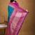 Teal woven design zari silk blend banarasi saree