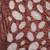 Maroon sequinned net designer saree