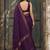 Purple woven design zari saree