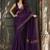Purple woven design zari saree