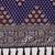 Purple bandhani zari silk blend designer banarasi saree